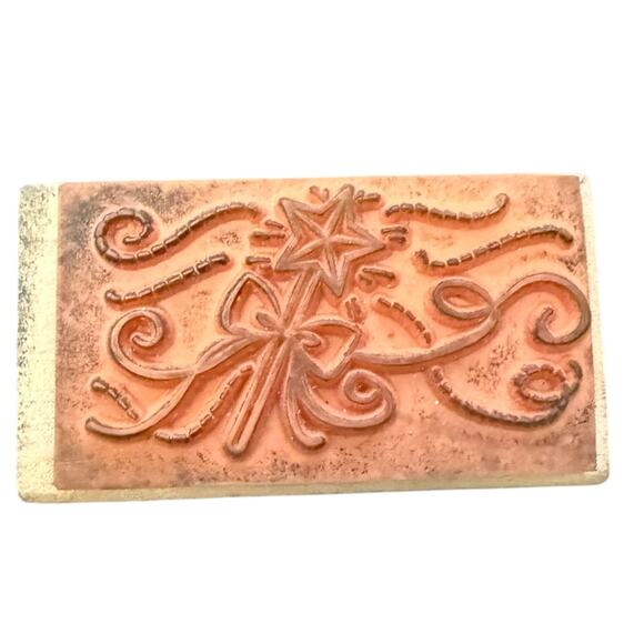 Whimsical Star Wand Unbranded Rubber Stamp - Picture 2 of 2